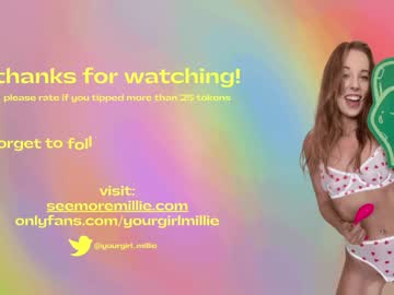 hot cam girl yourgirlmillie image #762412