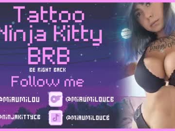 hot cam girl tattoo_ninja_kitty image #3158406