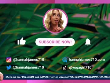 hot cam girl hannahjames710 image #3551086